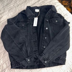 Neuflora Chicago Denim Jacket — Black